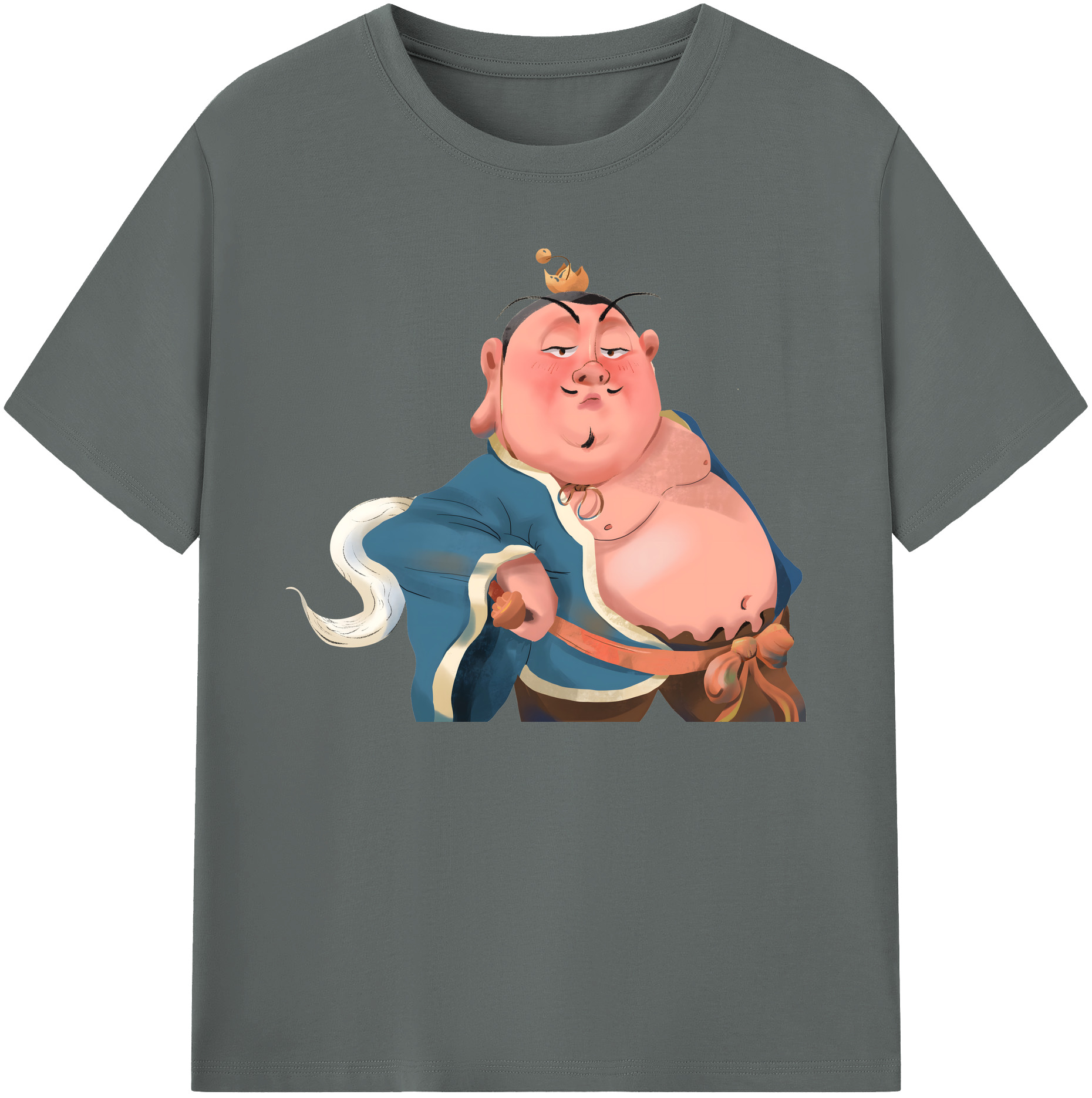 （画像用） Ne Zha 2 ナタ 魔童の大暴れ 綿100％ メンズ半袖Tシャツ｜肌触りやわらか＆通気性